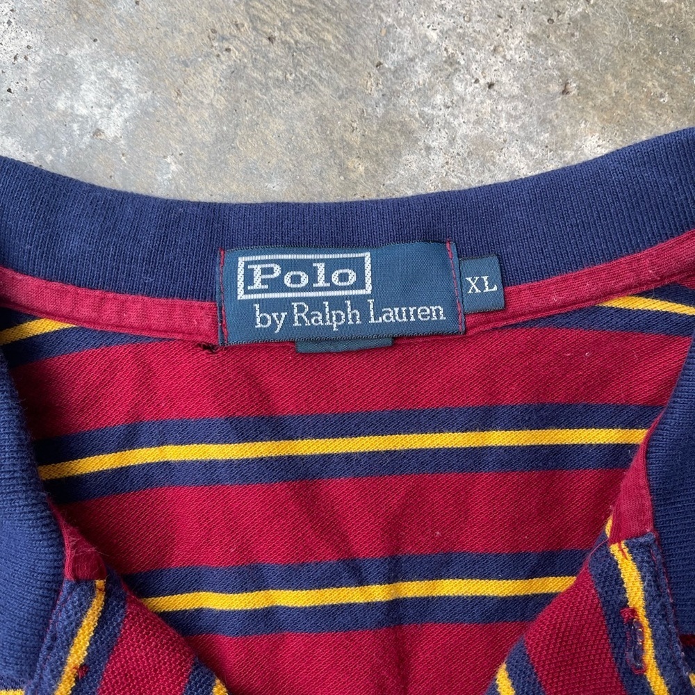 Vintage Polo Ralph Lauren Shirt Mens XL Harry Potter Gryffindor Colors Polo - Picture 3 of 4